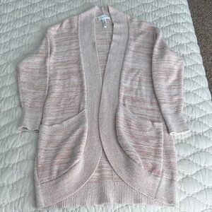 Soma Soft Pink Open Front Cardigan